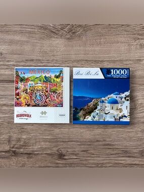 Mexico & Greece Jigsaw Puzzles 1000 pieces Each